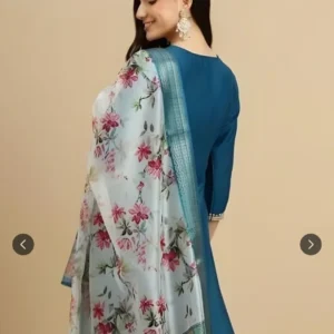 Women floral kurtha set 3